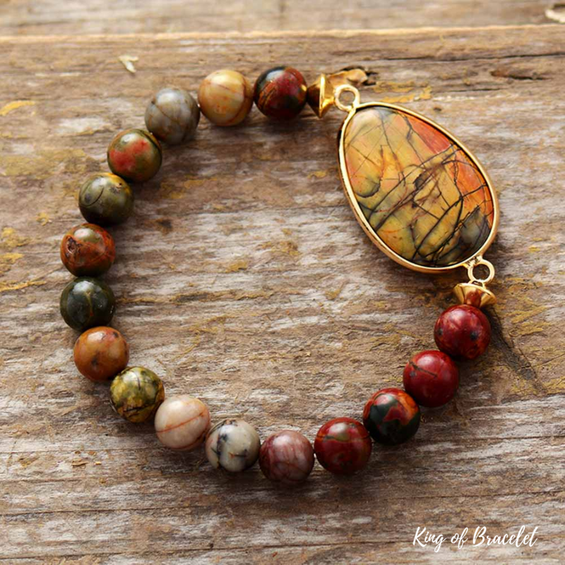 Bracelet Jaspe Picasso - King of Bracelet