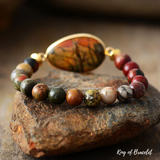 Bracelet Pierre Jaspe Picasso - King of Bracelet