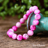 Bracelet en Calcédoine Rose - King of Bracelet