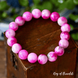 Bracelet en Calcédoine Rose - King of Bracelet