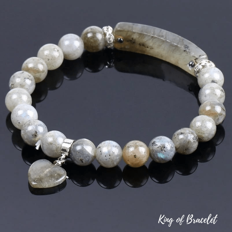 Bracelet Coeur en Labradorite - King of Bracelet