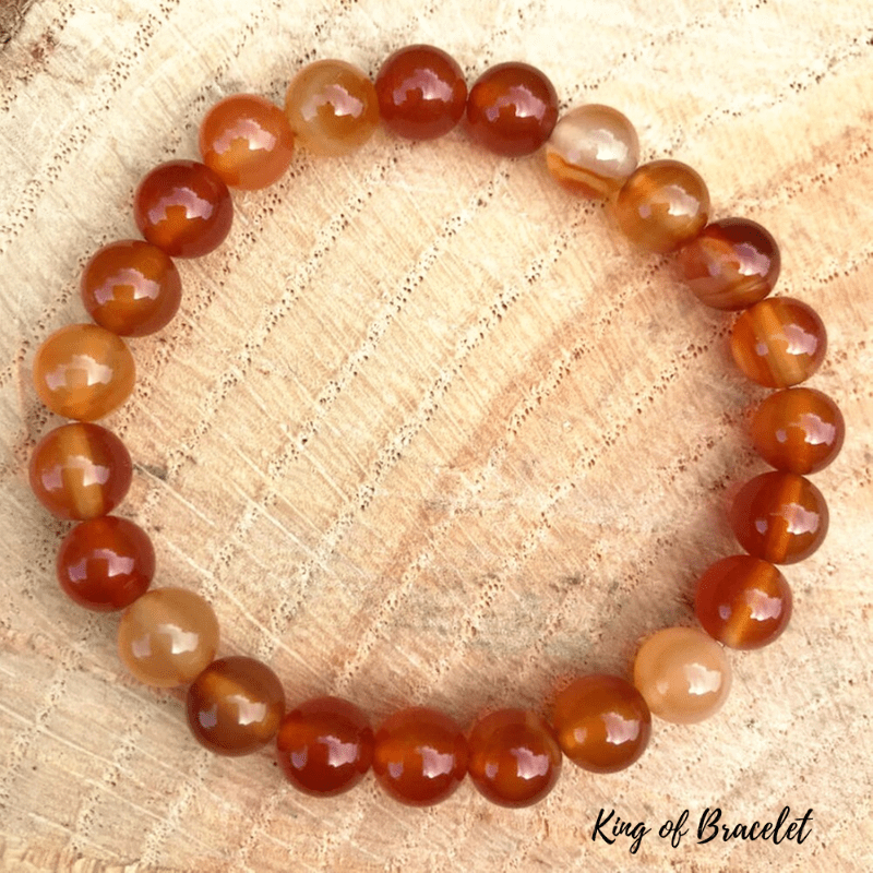 Bracelet en Cornaline - King of Bracelet