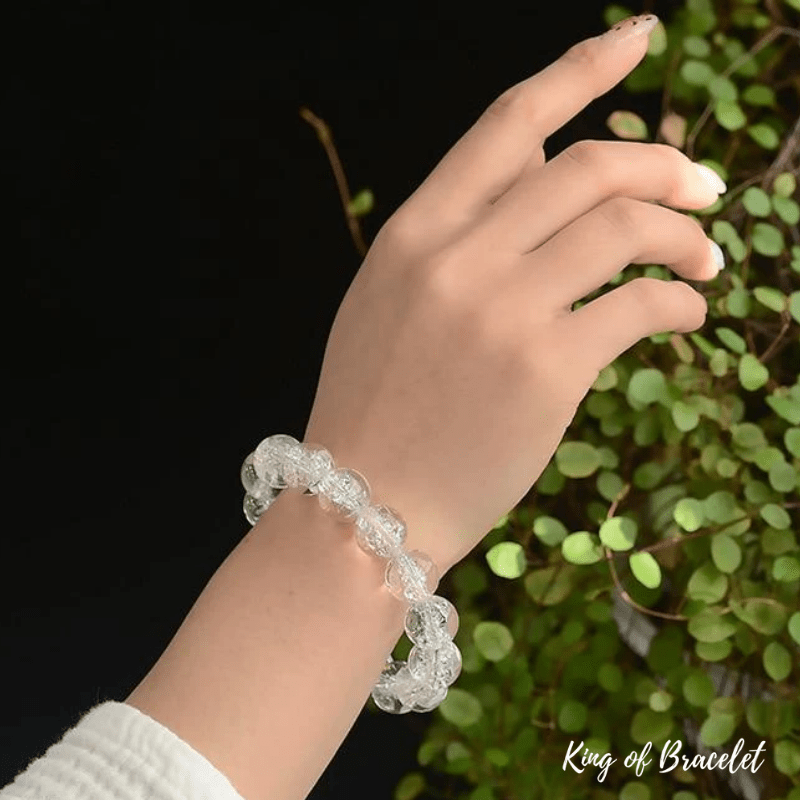 Bracelet en Cristal de Roche de l'Himalaya - King of Bracelet