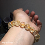 Bracelet Mala Tibétain en Citrine - King of Bracelet