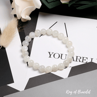 Bracelet en Pierre de Lune Blanche - King of Bracelet