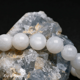 Bracelet en Pierre de Lune Blanche - King of Bracelet
