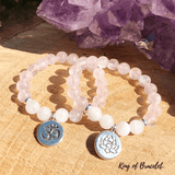 Bracelet en Quartz Rose et Pierre de Lune - King of Bracelet