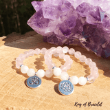 Bracelet en Quartz Rose et Pierre de Lune - King of Bracelet