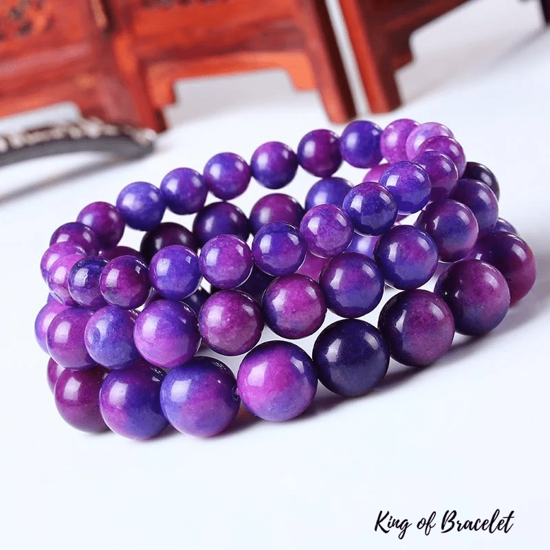 Bracelet en Sugilite - King of Bracelet