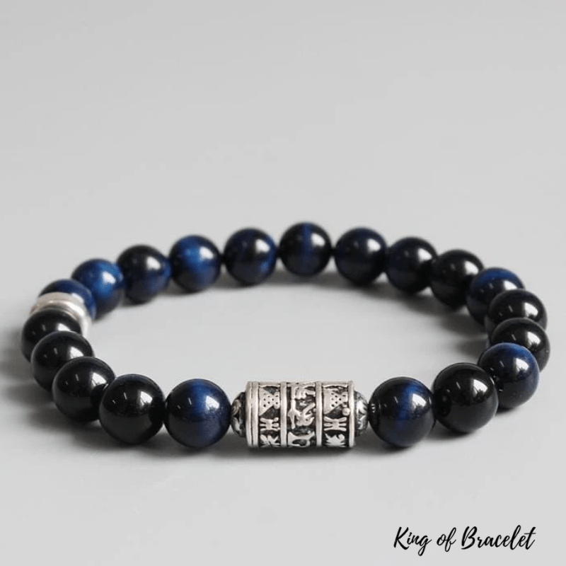 Bracelet Tibétain en Oeil de Faucon - King of Bracelet