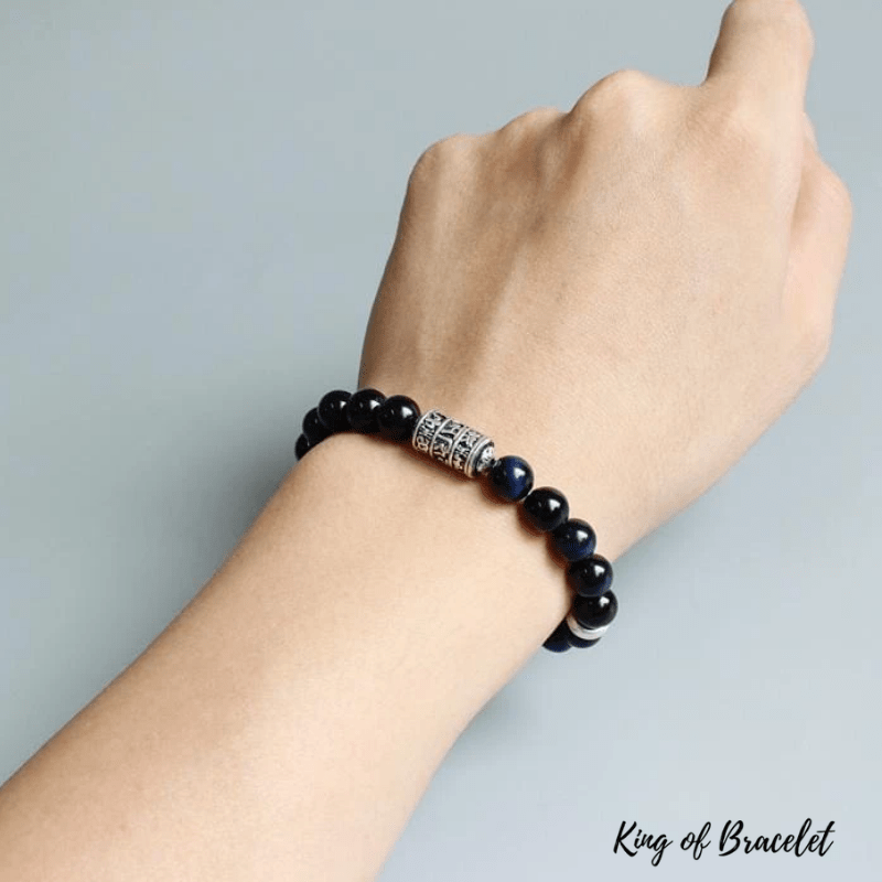 Bracelet Tibétain en Oeil de Faucon - King of Bracelet