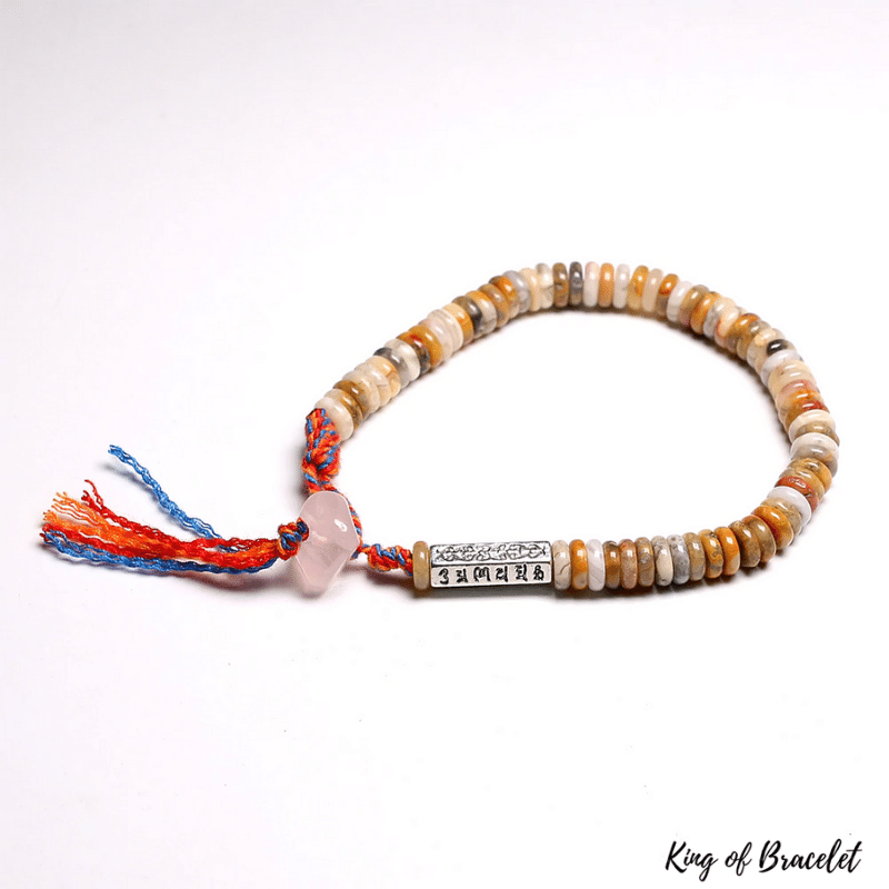 Bracelet Lithothérapie en Agate Crazy Lace - King of Bracelet