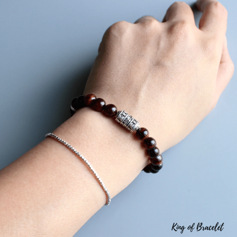 Bracelet Tibétain en Oeil de Taureau