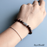 Bracelet Tibétain en Oeil de Taureau