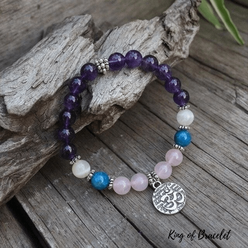 Bracelet Mala Tibétain "Apaisement et Amour" - King of Bracelet