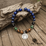 Bracelet Mala Tibétain "Courage et Vitalité" - King of Bracelet