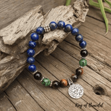 Bracelet Mala Tibétain "Courage et Vitalité" - King of Bracelet