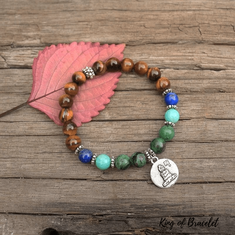 Bracelet Mala Tibétain "Protection et Apaisement" - King of Bracelet