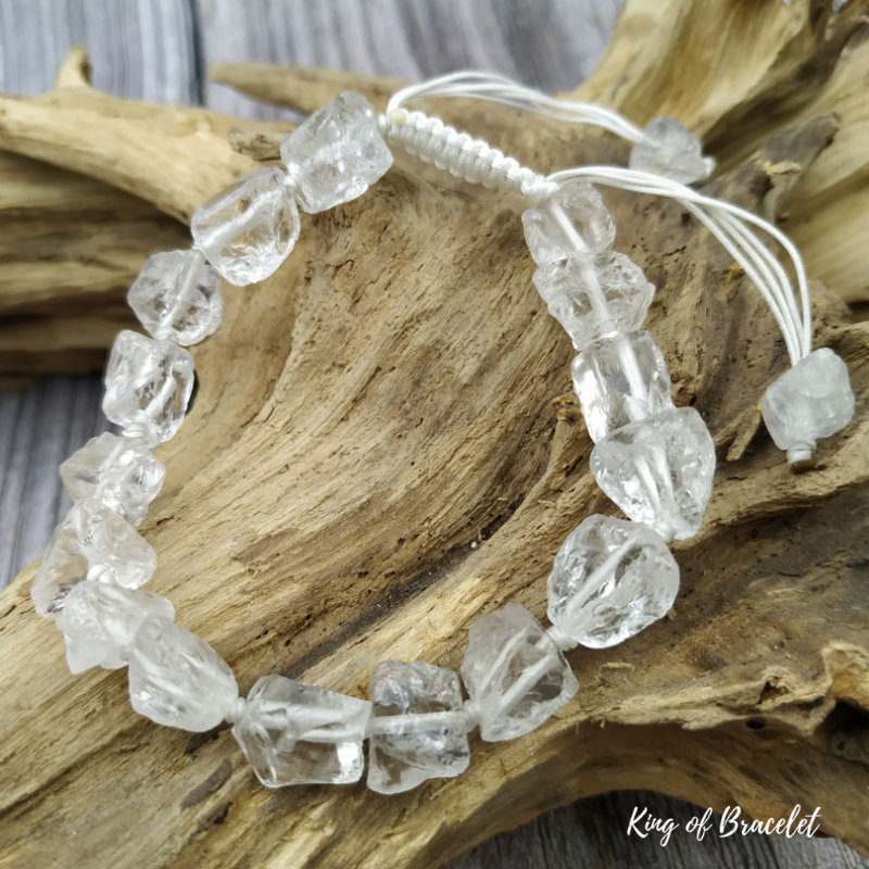 Bracelet Cristal de Roche Brut - King of Bracelet