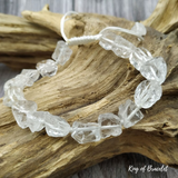 Bracelet en Cristal de Roche Brut - King of Bracelet
