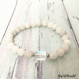 Bracelet en Pierre de Lune et Cristal de Roche - King of Bracelet