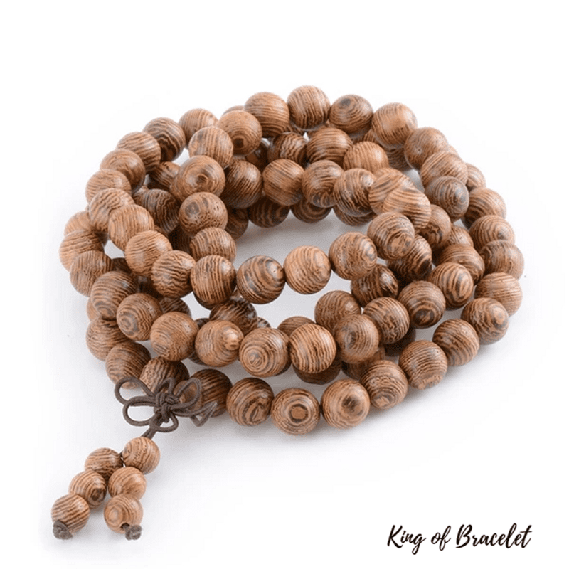 Bracelet Mala Bouddhiste Tibétain en Bois - King of Bracelet