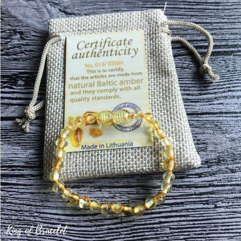 Bracelet Ambre Baltique Véritable - King of Bracelet