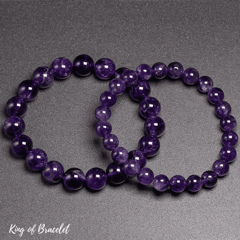 Bracelet en Améthyste Qualité AAA+ - King of Bracelet