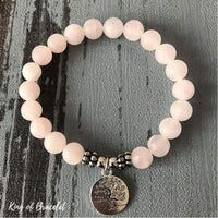 Bracelet Arbre de Vie en Quartz Rose - King of Bracelet