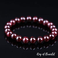 Bracelet en Grenat Rouge - King of Bracelet