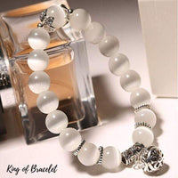 Bracelet en Opale Blanche - King of Bracelet