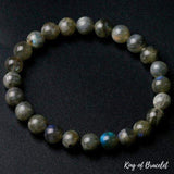 Bracelet en Labradorite Bleue et Grise - King of Bracelet