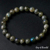 Bracelet en Labradorite Bleue et Grise - King of Bracelet