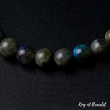 Bracelet en Labradorite Bleue et Grise - King of Bracelet