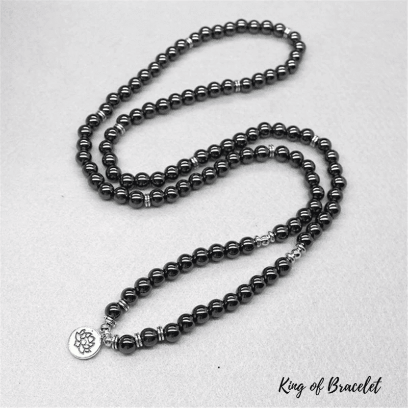 Bracelet Mala Tibétain en Hématite - King of Bracelet