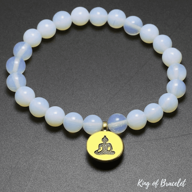 Bracelet Mala Tibétain en Opalite - King of Bracelet