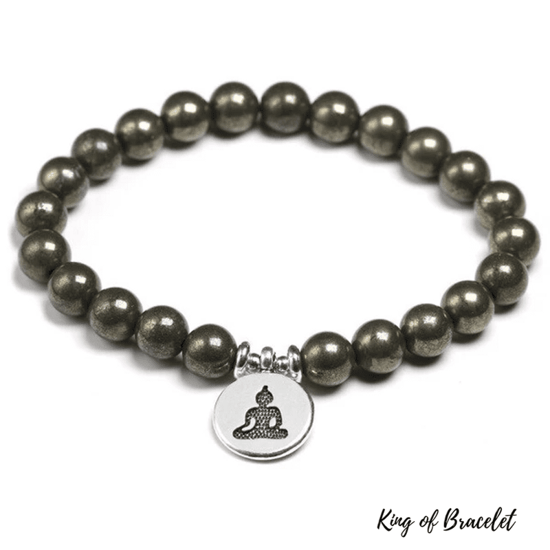 Bracelet Mala Tibétain en Pyrite - King of Bracelet