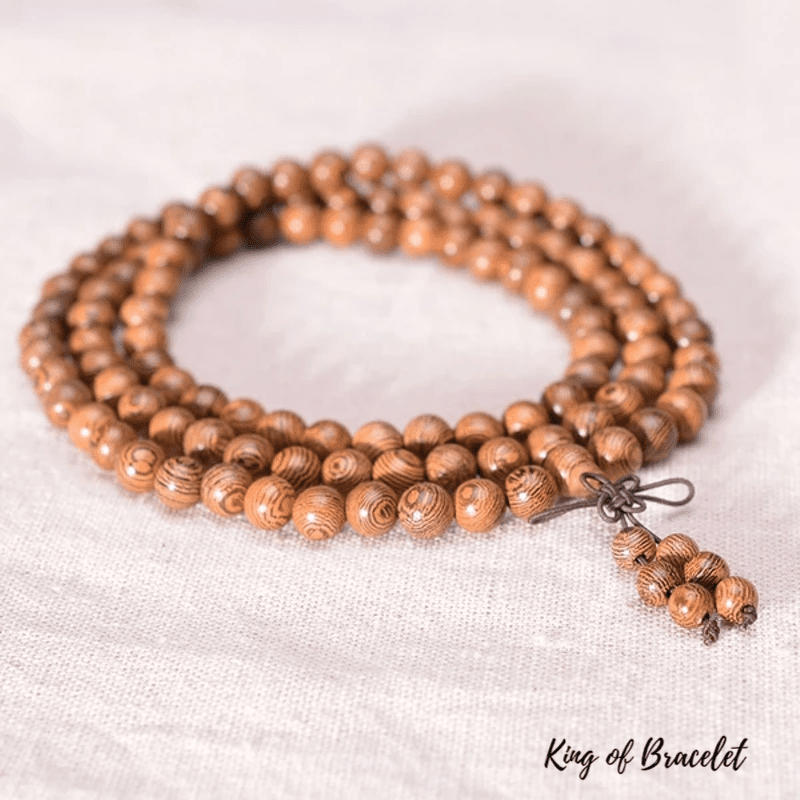Bracelet Mala Bouddhiste Tibétain en Bois - King of Bracelet