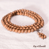 Bracelet Mala Bouddhiste Tibétain en Bois - King of Bracelet