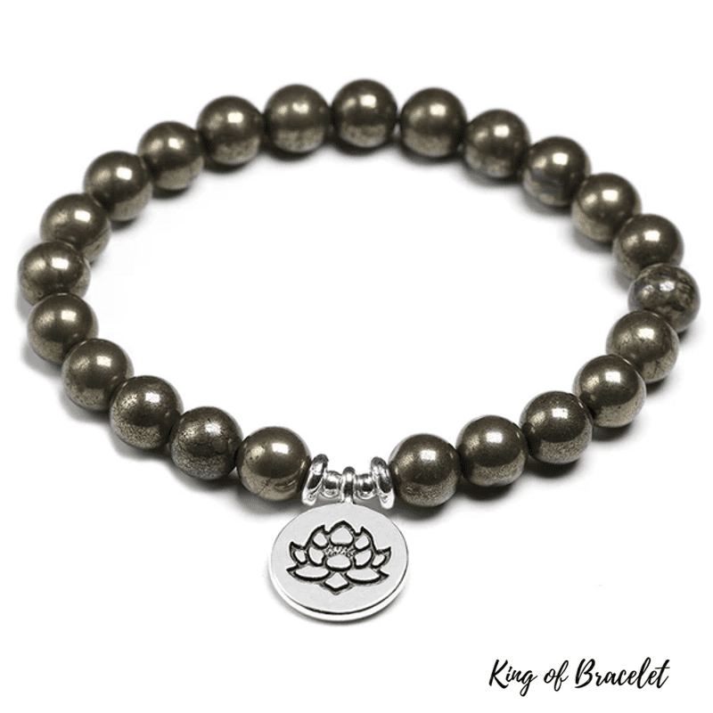 Bracelet Mala Tibétain en Pyrite - King of Bracelet