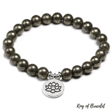 Bracelet Mala Tibétain en Pyrite - King of Bracelet