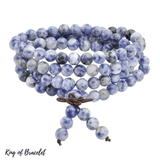 Bracelet Mala Tibétain en Sodalite - King of Bracelet