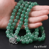 Bracelet Mala Tibétain en Aventurine Verte - King of Bracelet