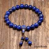 Bracelet Mala Tibétain en Lapis Lazuli - King of Bracelet