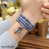 Bracelet Mala Tibétain en Sodalite - King of Bracelet