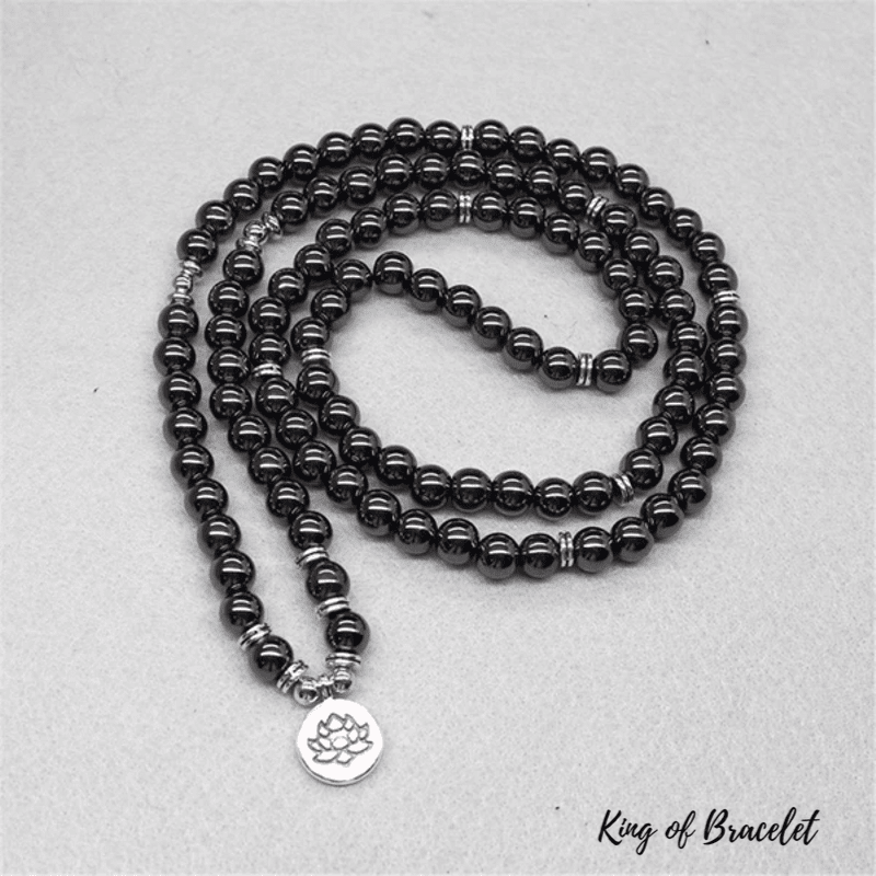 Bracelet Mala Tibétain en Hématite - King of Bracelet