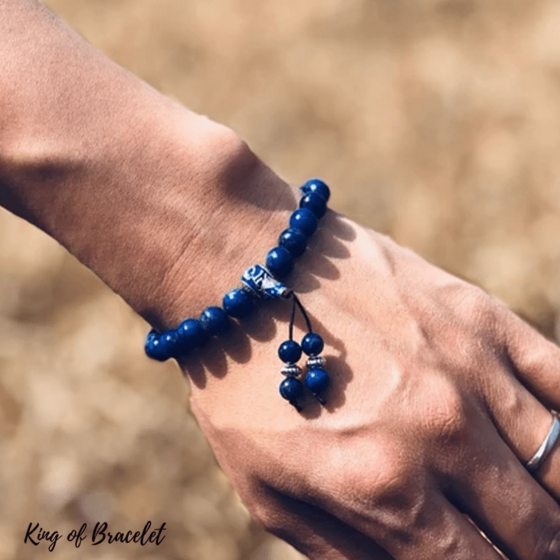 Bracelet Mala Tibétain en Lapis Lazuli - King of Bracelet