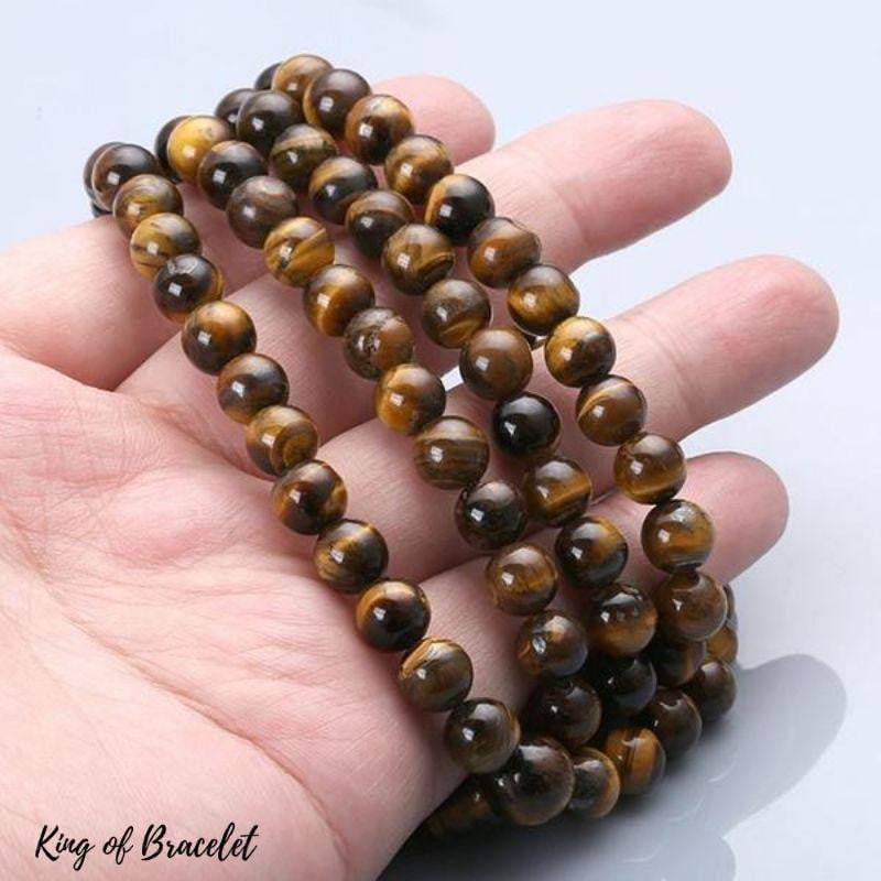 Bracelet Tibétain en Oeil de Tigre - King of Bracelet