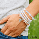Bracelet Mala Tibétain en Pierre de Soleil et Opalite - King of Bracelet