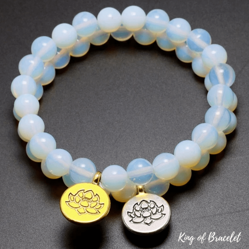 Bracelet Mala Tibétain en Opalite - King of Bracelet